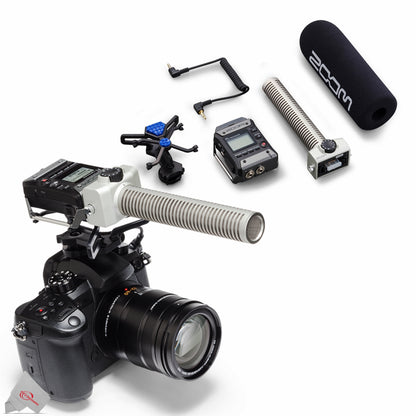 Zoom F1-SP 2-Input / 2-Track Portable Field Recorder with Vidpro 2-Person Wireless Lavalier Microphone Set and SanDisk 32GB Ultra UHS-I microSDHC Card