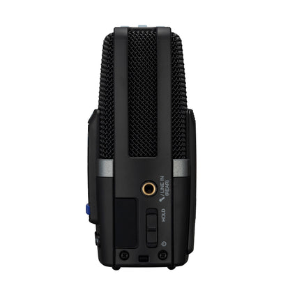 Zoom H2essential Multi-Mic 32-Bit Float Handy Recorder with Vidpro 2-Person Wireless Lavalier Microphone Set and SanDisk 128GB Ultra UHS-I microSDXC Memory Card