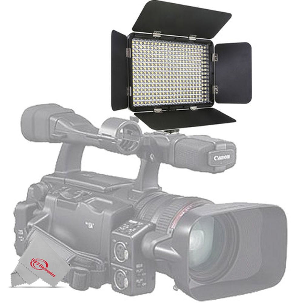 2x High Intensity 175W (Equivilant) 5000 LUX 330 Bead LED Continous Output Light Dimmable, Adjustable Color Temperature on 63-Inch Collapsible Light Stand with Ball Head for Studio Photography