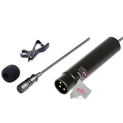 Zoom H8  8-Input / 12-Track Digital Handy Audio Recorder For Field Recording Music And Podcasting with 2x Vidpro Professional Wired XLR Lavalier Microphone XM-L2