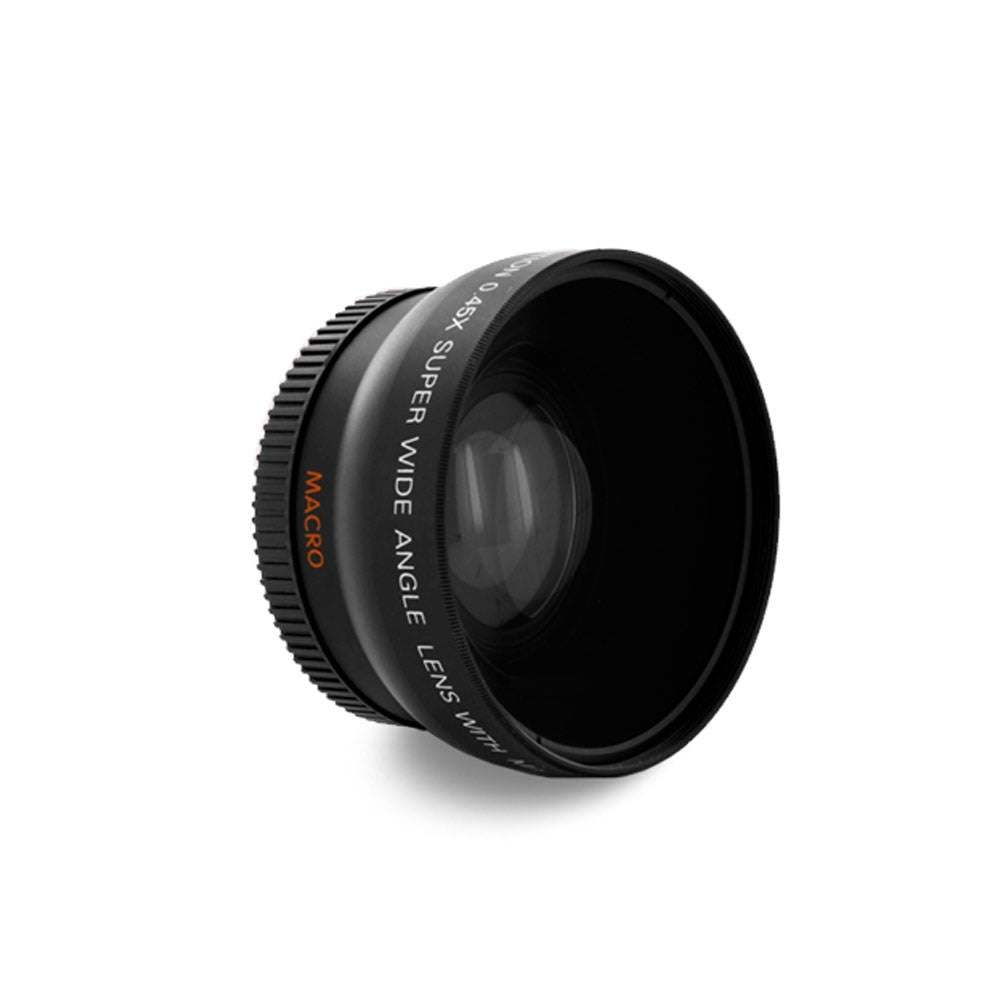 58mm Wide Angle Lens, Telephoto Lens and Cleaning Kit for Canon DSLR Cameras