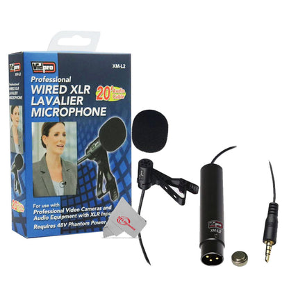 Zoom H6essential 6-Track 32-Bit Float Portable Audio Recorder with Wired XLR Lavalier Microphone XM-L2