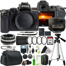Nikon Z50 Mirrorless Digital Camera with AF-S NIKKOR 50mm f/1.4G Lens and F to Z Adapter Enhanced Macro Kit