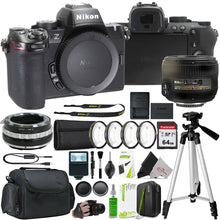 Nikon Z50 II Mirrorless Camera with AF-S NIKKOR 50mm f/1.4G Lens and F to Z Adapter Enhanced Macro Kit