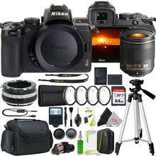 Nikon Z50 Mirrorless Digital Camera with AF-S NIKKOR 28mm f/1.8G Lens and F to Z Adapter Enhanced Macro Kit