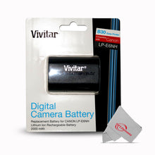 3x Vivitar CBE6NH Canon LP-E6NH Replacement Battery for EOS 90D 80D R R6 R6 5D Mark IV 6D 7D 70D 60D 60Da