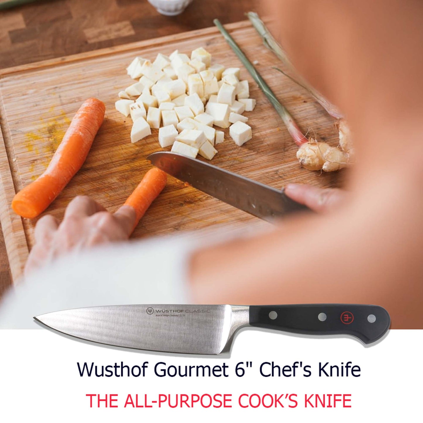 2x Wusthof Classic 6" Chef's Knife