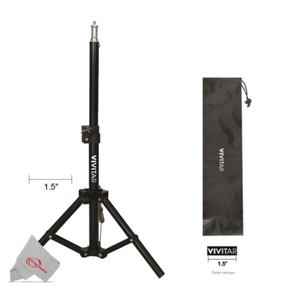 Vivitar Tabletop 27" Adjustable Height Multipurpose Light Stand Solid Locking System with Carrying Case