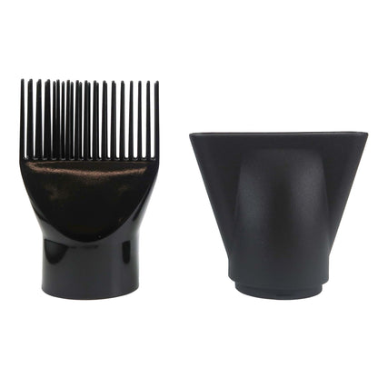 Conair Pro Black Bird Hair Dryer 2000 Watt BB075W with ConairPro Ceramic Tools Medium Round Brush 2" (CPBCTR2)