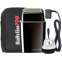 BaByliss Pro Cordless Metal Double Foil Shaver FXFS2B BLACK with Foil Shaver Storage Case Accessory Bundle