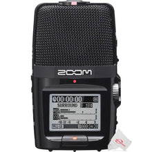 Zoom H2n ext 2-Input / 4 Track Handy Digital Audio Stereo Recorder with 5 Built-In Mic Array + Boya BY-BA20 Aluminum Alloy Desk Holder Microphone Stand Bracket + Zoom ZDM-1 Podcast Mic Pack Accessory Bundle