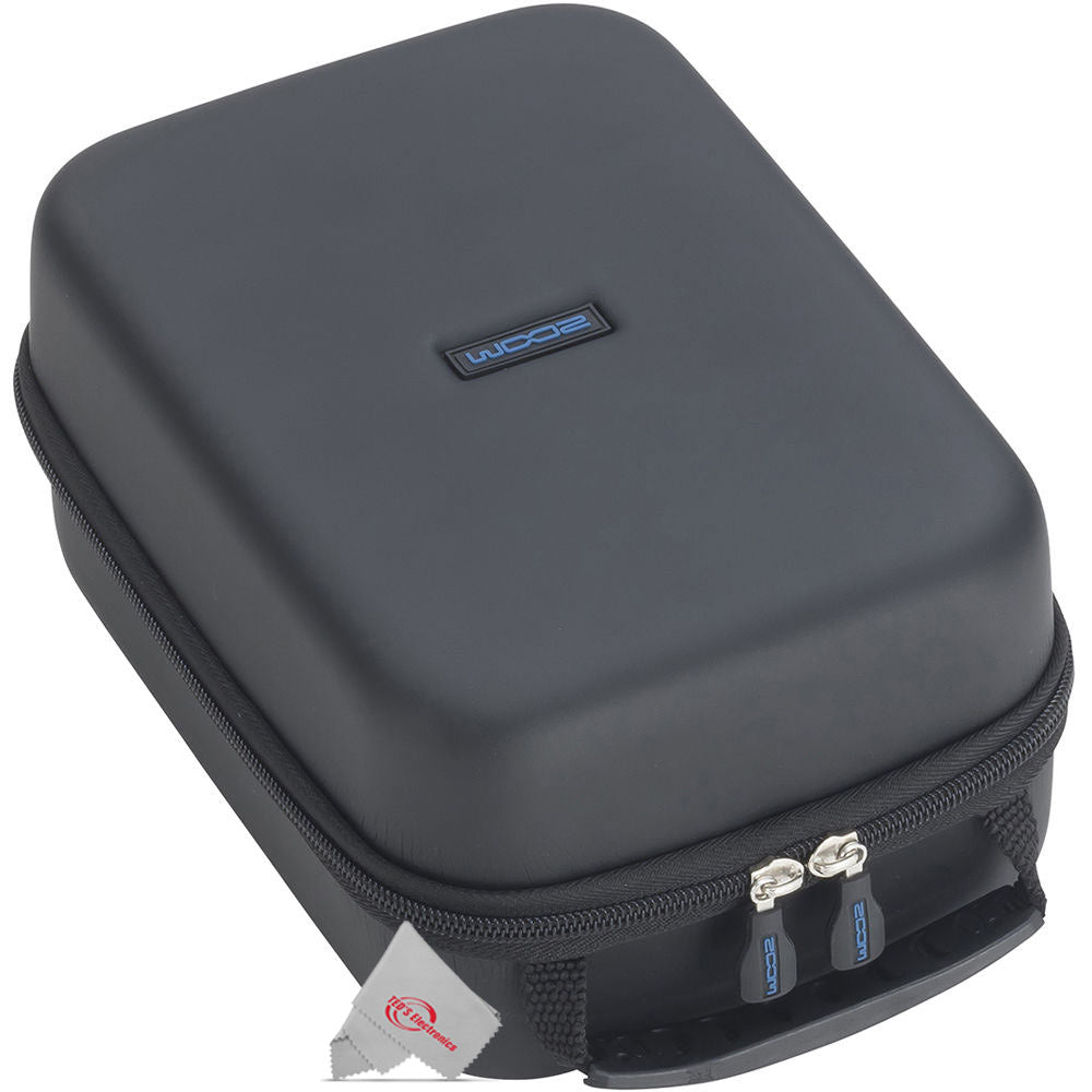 Zoom H2essential Multi-Mic 32-Bit Float Handy Recorder with Zoom SCU-20 Universal Soft Shell Case and SanDisk 128GB Ultra UHS-I microSDXC Memory Card with SD Adapter