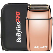 BaByliss Pro  FOILFX02 Cordless Metal Double Foil Shaver FXFS2RG with Foil Shaver Storage Case
