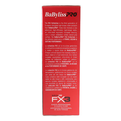 BaByliss Pro FX3 Professional High-Speed Foil Shaver Black #FXX3SB with BaByliss Pro FX3 Replacement Foil Head for FX3 Shaver #FXX3RFB and Barber Apron