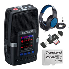 Zoom H2essential Multi-Mic 32-Bit Float Handy Recorder with Transcend 256GB 300S UHS-I microSDXC Memory Card Bundle