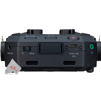 Zoom H8  8-Input / 12-Track Digital Handy Audio Recorder For Field Recording Music And Podcasting with 2x Vidpro Professional Wired XLR Lavalier Microphone XM-L2