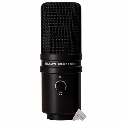 Zoom ZUM-2 Microphone with Desktop Stand, Cable & Windscreen + Microphone Pop Filter