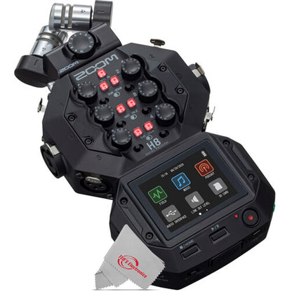 Zoom H8 8-Input / 12-Track Digital Audio Recorder + Zoom Foam Windscreen Kit