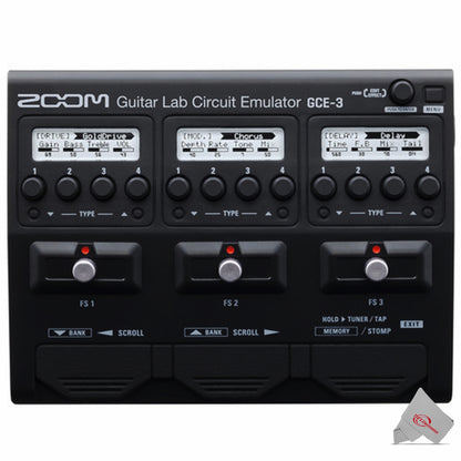 Zoom GCE-3 Guitar Lab Circuit Emulator, Compact USB Audio Interface for Emulation of Zoom Effects Processors using Guitar Lab Software