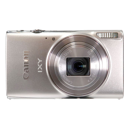 Canon Powershot IXY 650 / ELPH 360 20.2MP Point and Shoot Digital Camera (Silver) with Transcend 32GB SDXC/SDHC 300S Memory Card Starter Kit