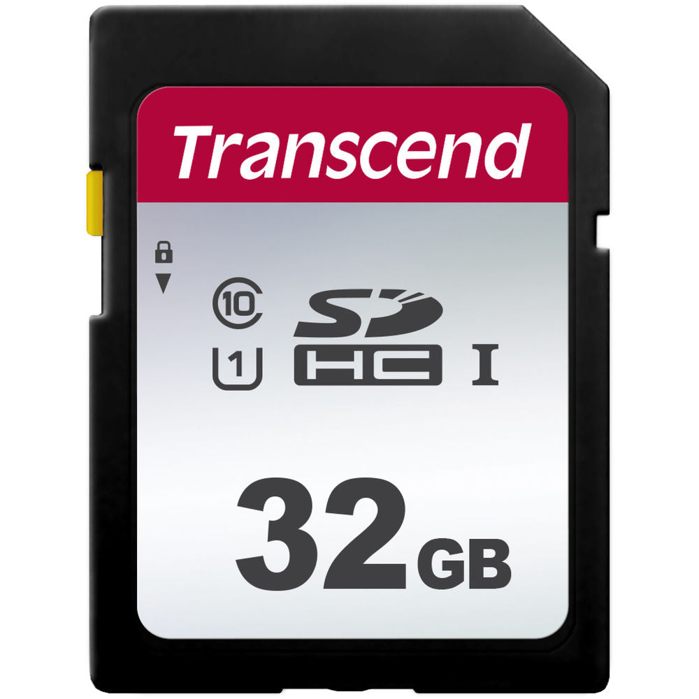 4x Transcend 32GB SDXC/SDHC 300S Memory Card TS32GSDC300S with Memory Card Holder