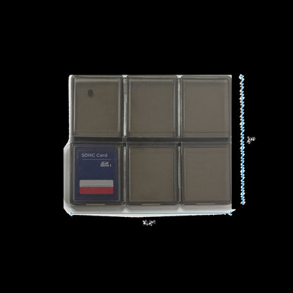 2x Transcend 8GB TS8GSDC300S SDHC Memory Card with Memory Card Holder